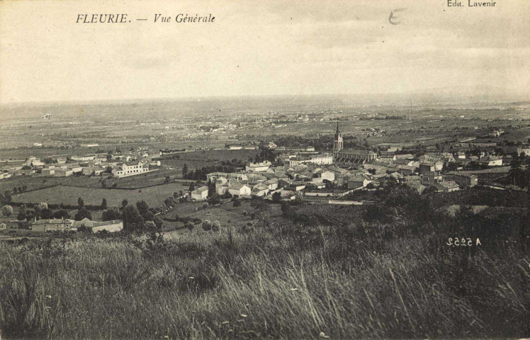 Fleurie. Vue générale.