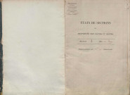 État de sections.
