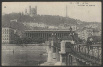 Lyon. Le pont du palais de Justice.