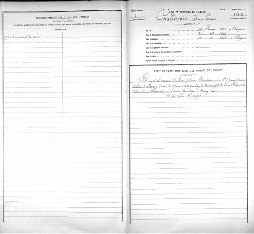 PONTAL, Antoinette, Léontine.