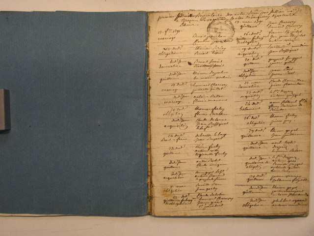 12 février 1791-28 ventôse an VIII