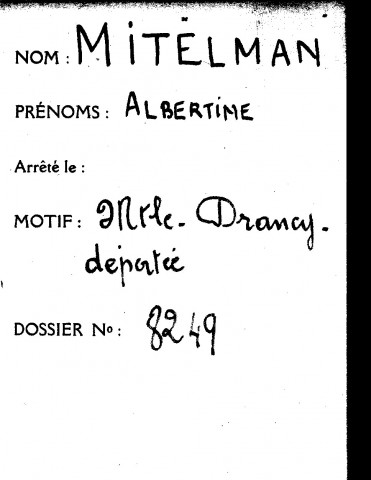 MITELMAN Albertine