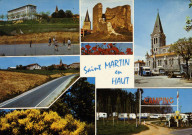 Saint-Martin-en-Haut. Vues multiples en mosaïque.