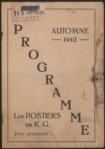 Robert Colas, vie au Stalag XVII-A.