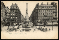 Lyon. La statue de Carnot.