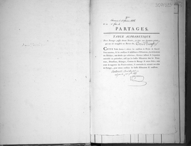Janvier 1816-décembre 1824 (volume 3).
