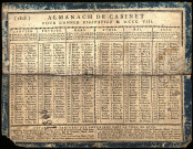 Almanach de cabinet pour l'année bissextile 1808.