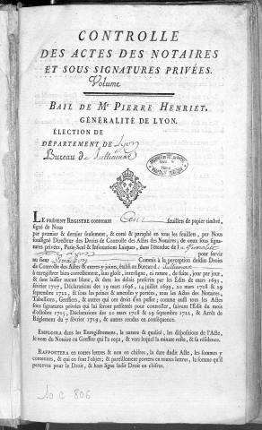 1er février 1758-28 octobre 1760.