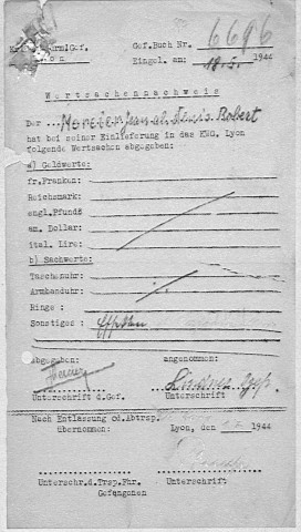 MERCIER Jean (alias DENIS Robert)