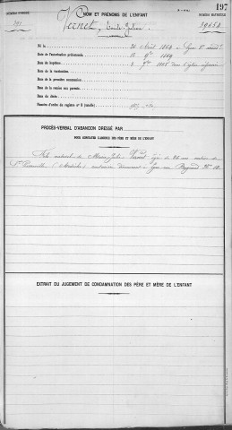 VERNET, Emile, Julien.