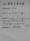 GAVAND Léon