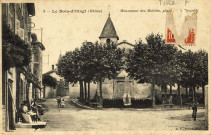 Le Bois-d'Oingt. Monument des Mobiles, place de la chapelle.