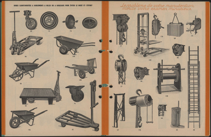Appareils de levage et de manutention A. Baud - Lyon.