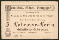 J. Labrosse-Lorin - Belleville-sur-Saône.