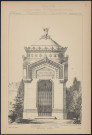 Chapelle funéraire des familles Millon-Servier, cimetière de Loyasse à Lyon.