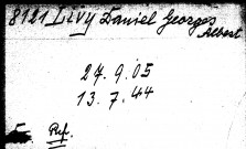 LIVY Daniel Georges Albert