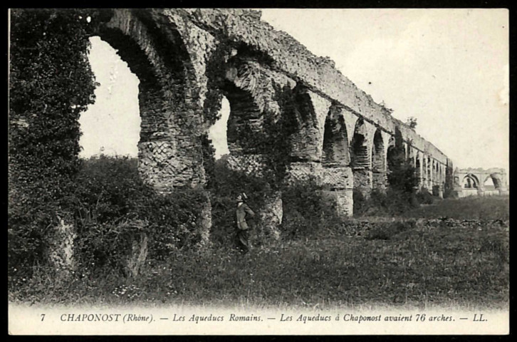 Chaponost. Les aqueducs romains.