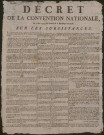 Décret de la Convention nationale du 4 mai 1793, l'An second de la République française, sur les subsistances - n° 786.