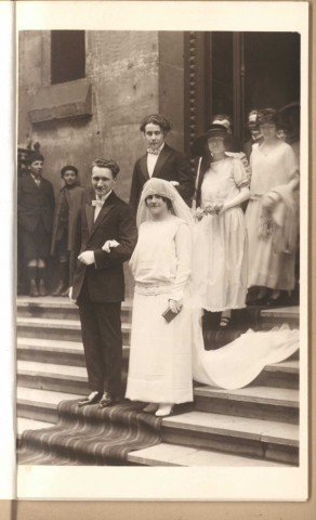 Mariage de Lucienne Rifaux et Louis Mathieu (28 mai 1923).
