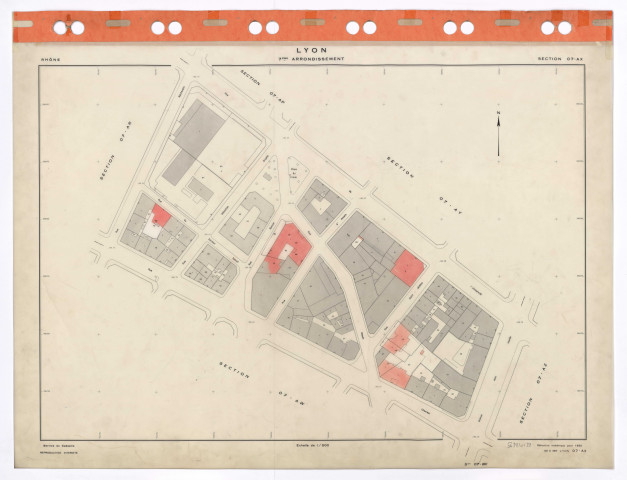 Section 07 AX. Réfection numérique pour 1980.