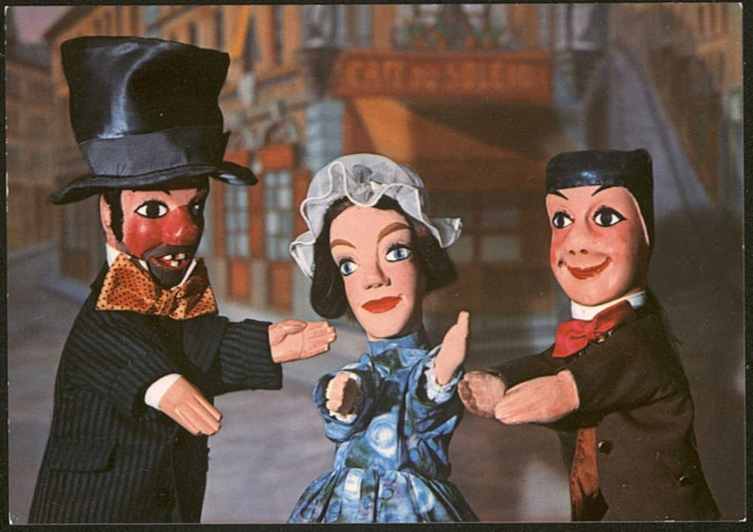 Lyon. Gnafron, Madelon et Guignol.