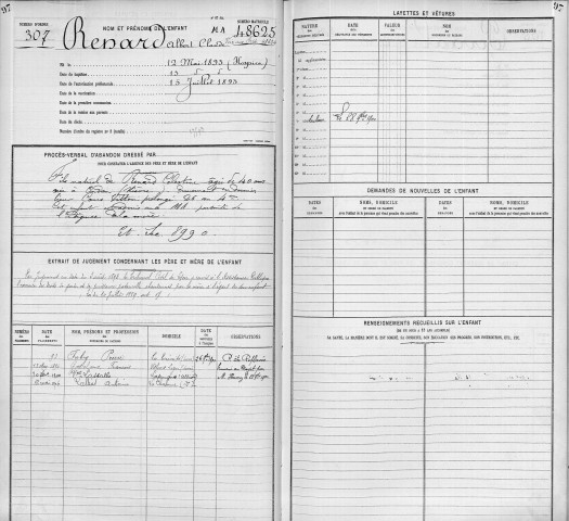 RENARD, Albert, Claude.