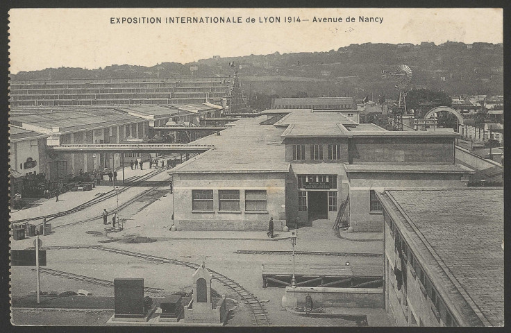 Exposition Internationale de Lyon 1914. Avenue de Nancy.