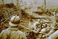 Chemin des Dames, au dessous de Soupir.