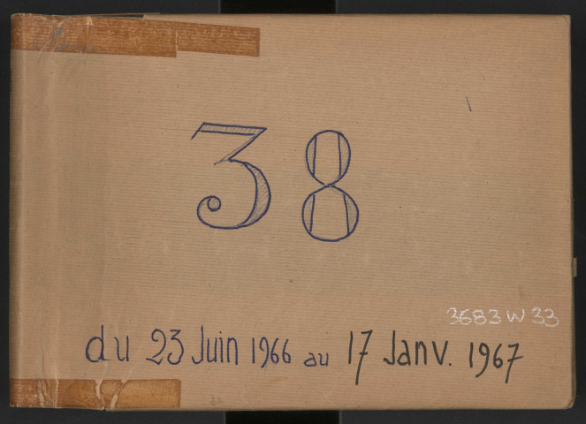 n° 38 (23 juin 1966-17 janvier 1967).