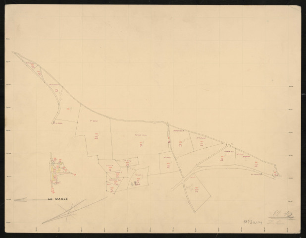 Section ZC : détail (planchette).