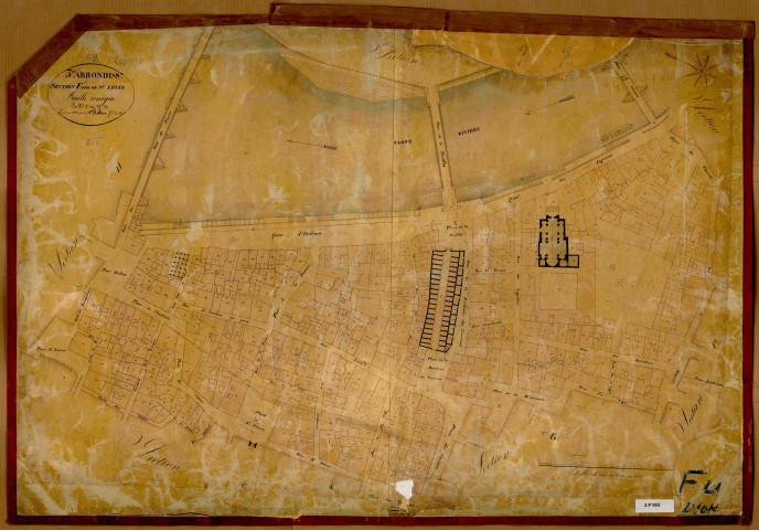 Section F dite de Saint-Louis, feuille unique (parcelles 1-434).