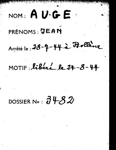 AUGE Jean