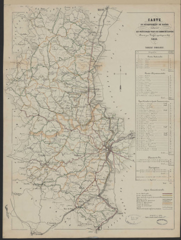 Cartes du département du Rhône.