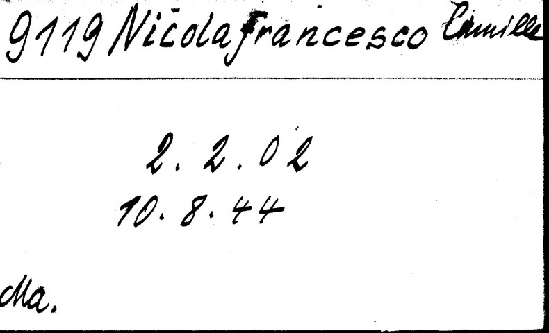 NICOLAFRANCESCO Carmine