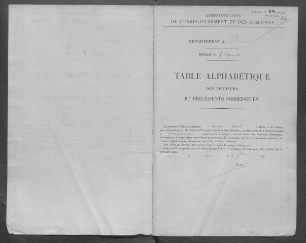 [1857-1861] (volume [15]. Renvoie au volume 15 (3Q52/482).