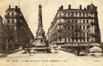 Lyon. Le monument Carnot, place de la République.