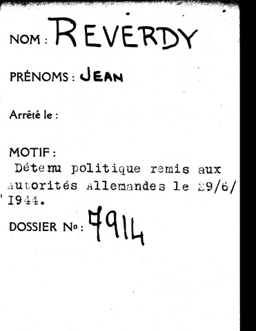 REVERDY Jean