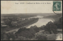 Lyon. Confluent du Rhône et de la Saône.