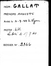 GALLAT Auguste