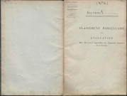 État de sections des propriétés non bâties et bâties : section A dite de Montpelas, section B dite de Montessuis, section C dite de Rivière et de Charlier, section D dite du Bourg, section E dite de l'Ile-Barbe (29 mai 1806). Matrice de rôle des propriétés non bâties (1806-s.d.).