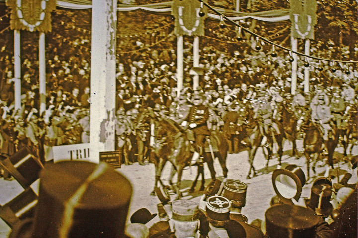 Foch et Joffre au défilé de la Victoire.