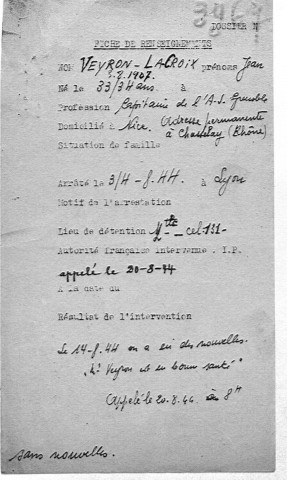 VEYRON-LA-CROIX Jean