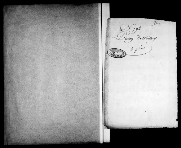 Dossiers n° 794-836.