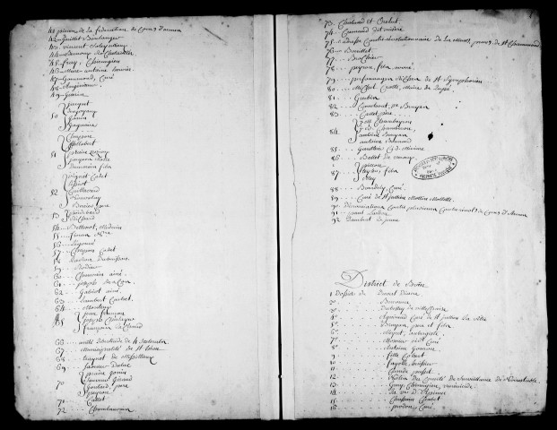 Pièces justificatives générales et correspondance (vendémiaire-pluviôse an II).