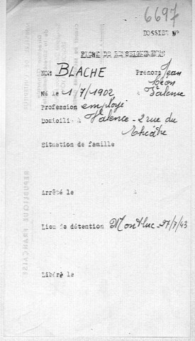 BLACHE Jean