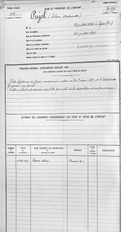 PUJOL, Elisa, Antoinette.