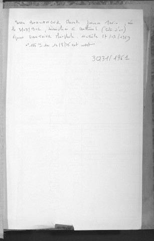 BOBICHON-BRUYERE - volume 62 : 2e semestre 1969.
