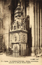 Lyon. La cathédrale Saint-Jean. Horloge astronomique construite en 1572 par Nicolas Lippius.