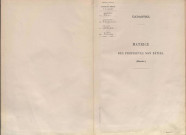 Matrice des propriétés non bâties.