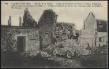 Chatillon-sur-Morin. A 4 km d'Esternay, après la fuite des Sauvages (les Boches).